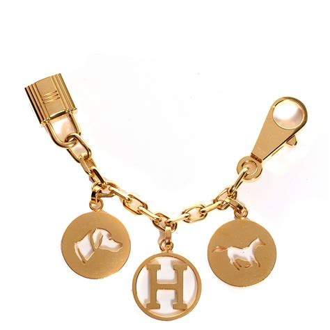 hermes handbag chain|charm hermes bag accessories.